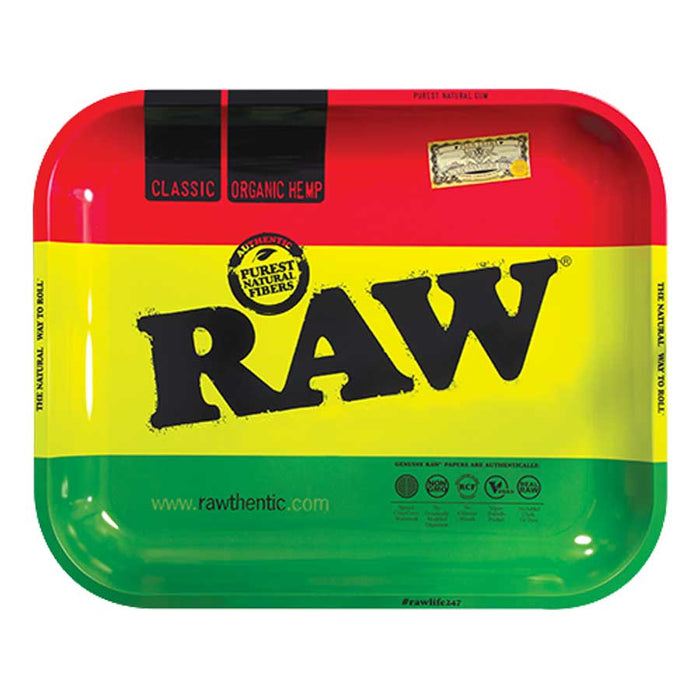 RAW Rasta Rolling Tray