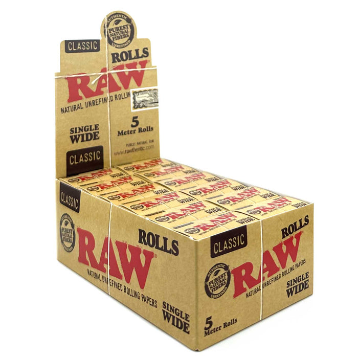 RAW Classic Single Wide Rolls - 5 Meters