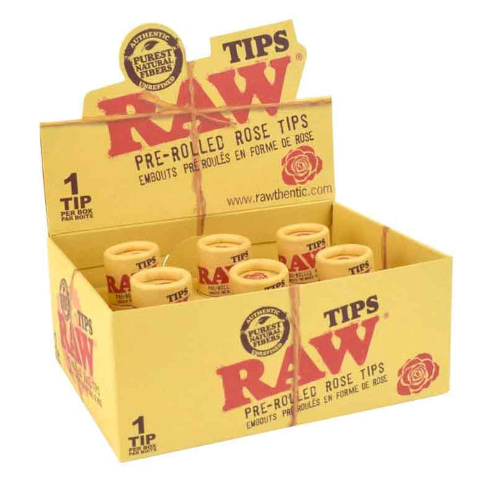 RAW Pre Rolled Rose Tips