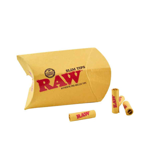 Raw Slim Pre Rolled Unbleached Tips 