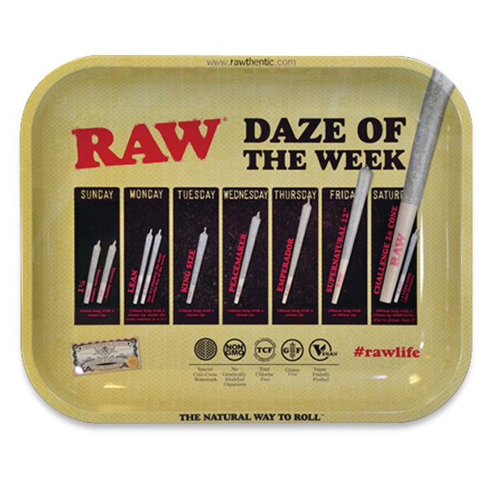 RAW Daze Of The Week Rolling Tray