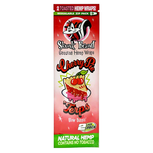 skunk terp enhanced hemp wraps cherry pie flavor