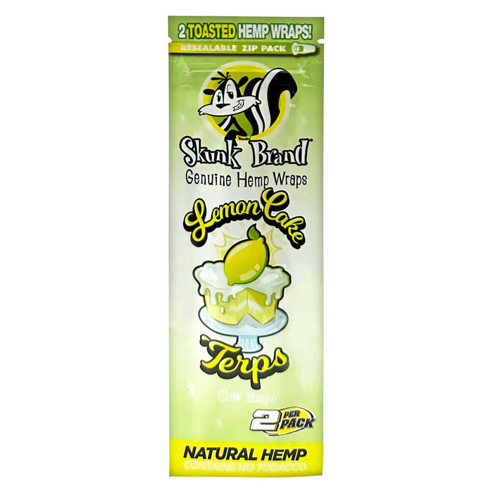 Skunk Terp Enhanced Hemp Wrap Lemon Cake