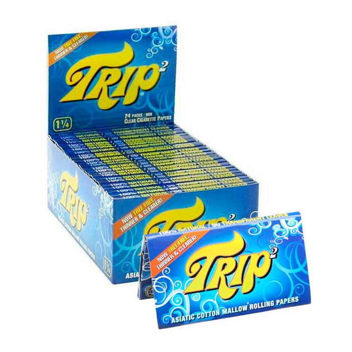 Trip2 Clear 1 1/4 Cellulose Rolling Papers