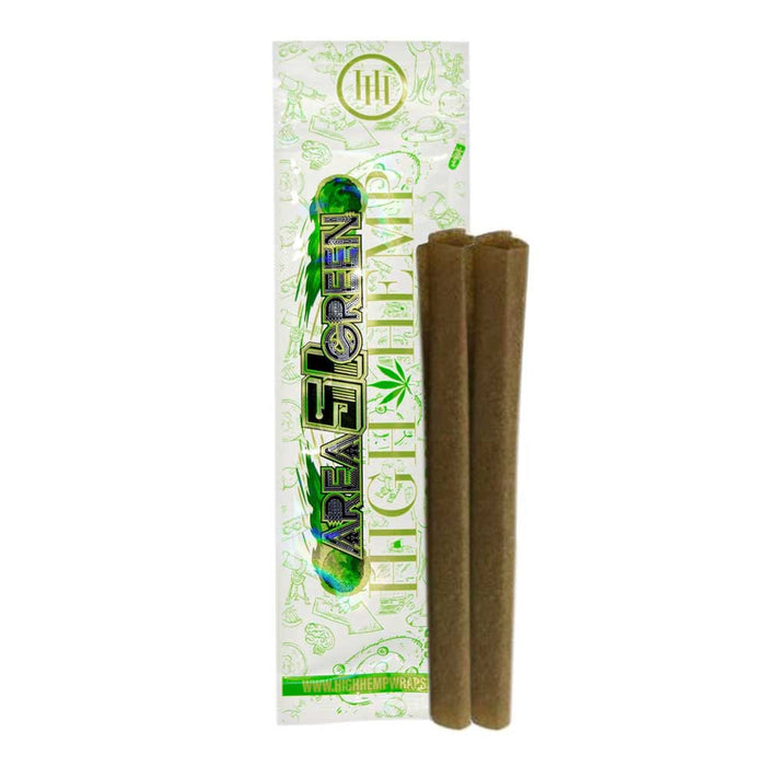 High Hemp Wraps Area 51 Green Apple