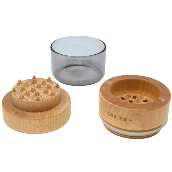 RAW NATURAL WOOD GRINDER IN BLACK