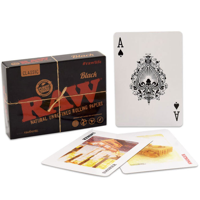 RAW Black Playing Cards