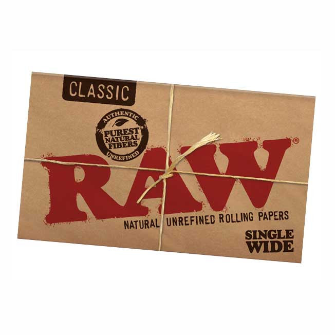 RAW Classic Single Wide Rolling Papers (Double Window)