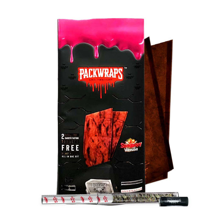 packwraps hemp wraps strawberry vanilla flavor