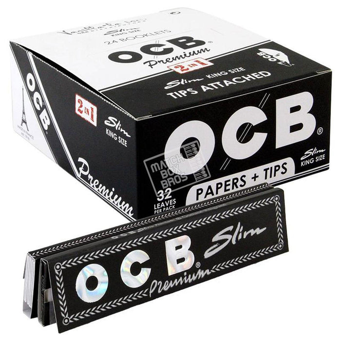 OCB Premium Slim Papers + Tips