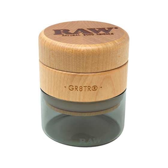 RAW NATURAL WOOD GRINDER IN BLACK