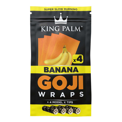 king palm goji blunt wraps banana flavor