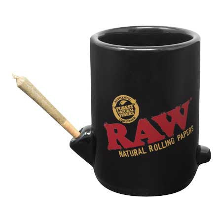 raw wake up bake up coffee mug