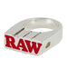 RAW Silver Smoker Ring