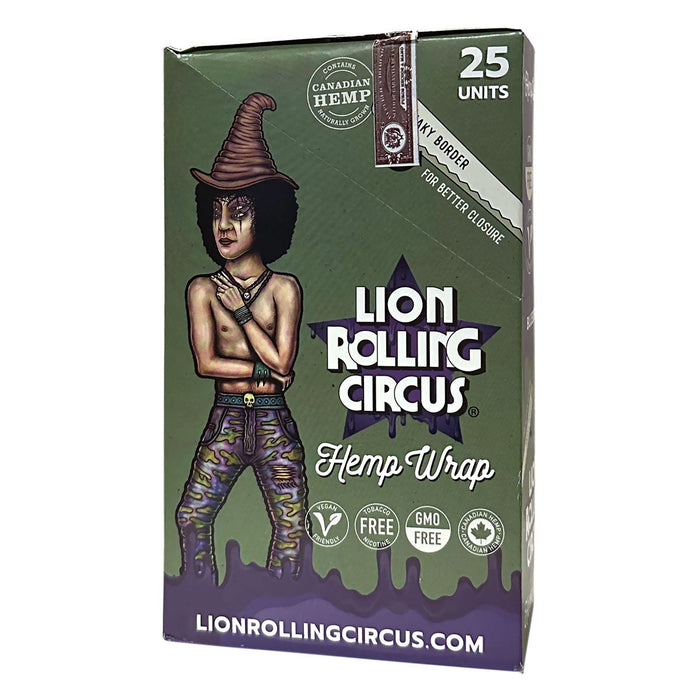 Lion Rolling Circus Hemp Wraps Blueberry Flavor