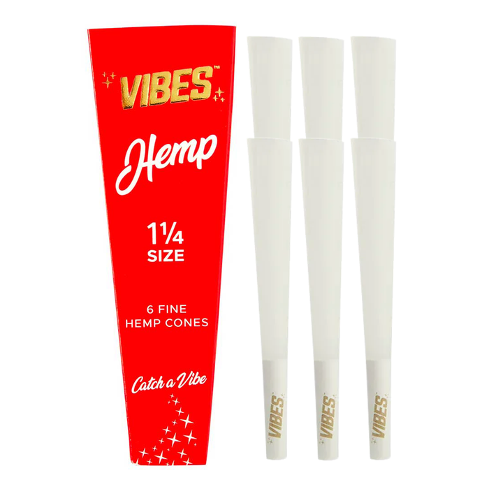 Vibes Cones Hemp 1 1/4 Size