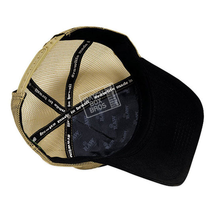 RAW Brazil Black Trucker Hat 03
