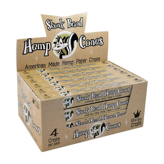 Skunk Brand Hemp King Size Cones (4 Pack)