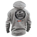 RAW Mens Hoodie OG Heather Gray Back View